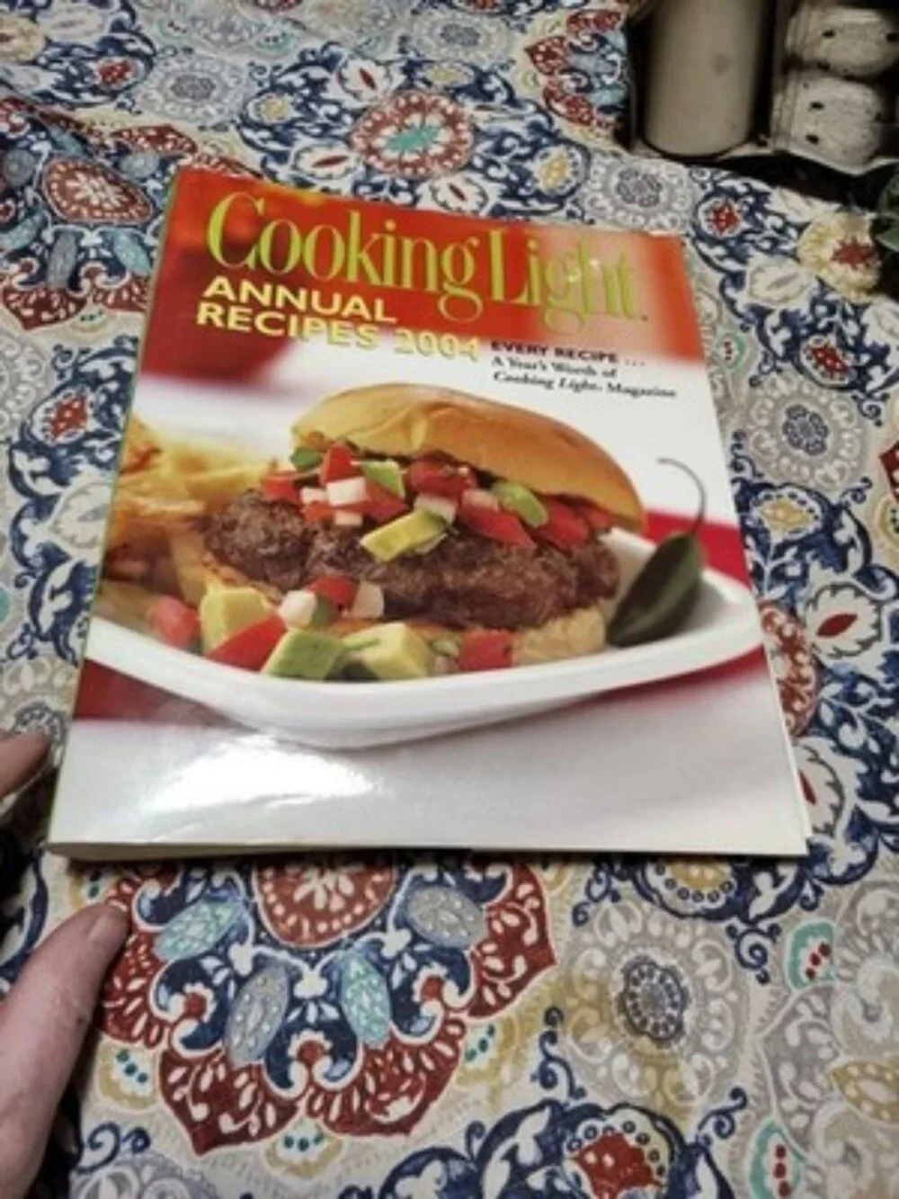 Cooking Light Anual Recipes 2004 Cookbook, Jason Burnett HardCover